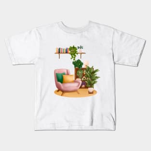 House plants collection 40.8 Kids T-Shirt